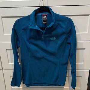 The North Face Teal Quarter-Zip Fleece
